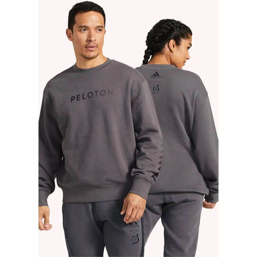 Adidas‎ X Peloton Crew Sweatshirt unisex Size Medium Granie Gray